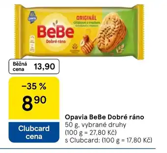 Tesco Opavia BeBe Dobré ráno nabídka