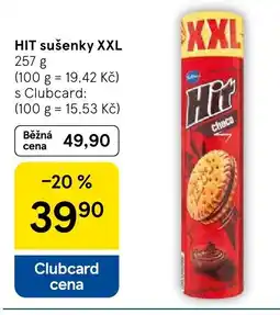 Tesco Hit sušenky XXL nabídka