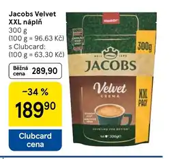 Tesco Jacobs Velvet XXL náplň nabídka
