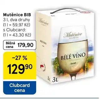 Tesco Mutěnice BIB nabídka