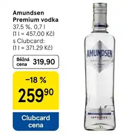 Tesco Amundsen Premium vodka nabídka
