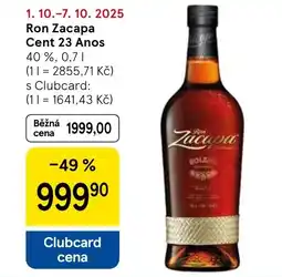 Tesco Ron Zacapa Cent 23 Anos nabídka