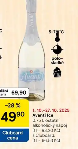 Tesco Avanti Ice nabídka
