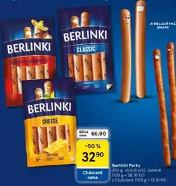 Tesco BERLINKI Párečky nabídka