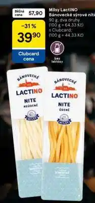 Tesco Milsy LactiNO Bánovecké sýrové nitě nabídka