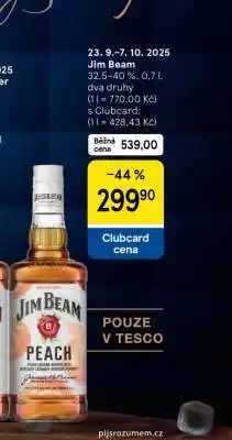 Tesco Jim Beam nabídka