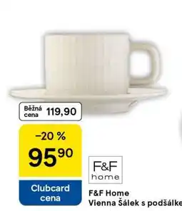 Tesco F&F Home Vienna Šálek s podšálkem nabídka