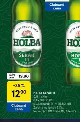 Tesco Holba Šerák 11 nabídka