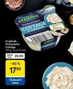 Tesco KRAJÁNEK Pomazánka cottage nabídka