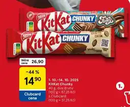 Tesco KITKAT CHUNKY nabídka