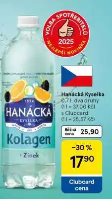 Tesco Hanácká kyselka nabídka