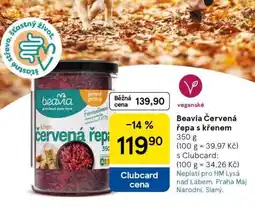 Tesco Beavia Červená řepa s křenem nabídka