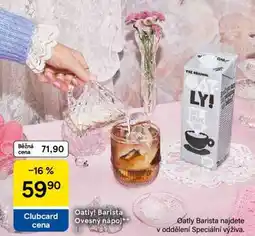 Tesco Oatly! Barista Ovesný nápoj nabídka