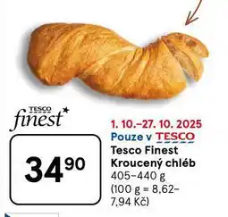 Tesco Finest kroucený chléb nabídka