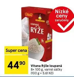 Tesco Vatana rýže loupaná nabídka