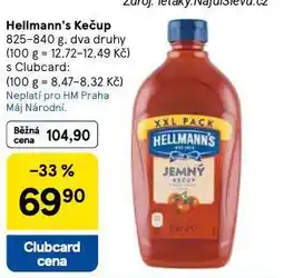 Tesco Hellmans´s kečup nabídka