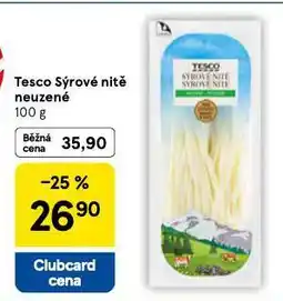 Tesco Sýrové nitě neuzené nabídka