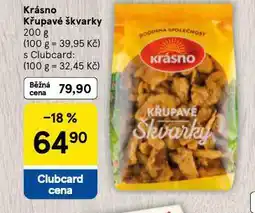 Tesco Krásno křupav škvarky nabídka