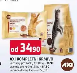 Trefa AXI KOMPLETNÍ KRMIVO kapsičky pro kočky 4x 100 g nabídka