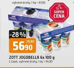 Trefa ZOTT JOGOBELLA 6x 100 g L.Casei nabídka