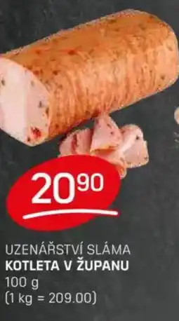 Flop Uzenářství sláma kotleta v županu nabídka