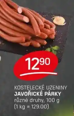 Flop Kostelecké uzeniny javořické párky nabídka