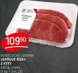 Flop Kostelecké uzeniny vepřové řízky z kýty nabídka
