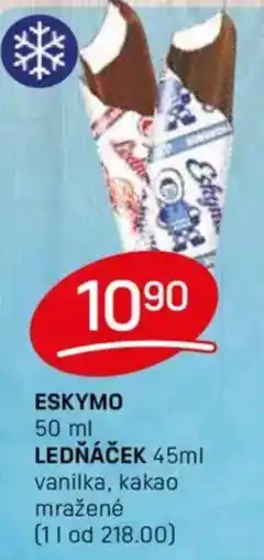 Flop Eskymo ledňáček vanilka, kakao nabídka