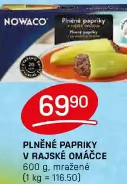 Flop NOWACO Plněné papriky v rajské omáčce nabídka