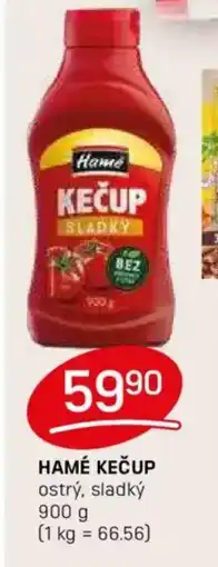 Flop Hamé kečup ostrý, sladký nabídka