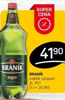 Flop BRANÍK světlé výčepní nabídka