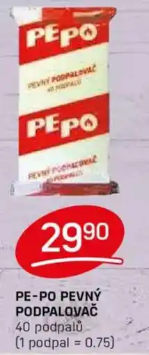 Flop Pe-po pevný podpalovač nabídka