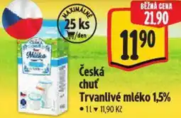 Albert Česká chuť Trvanlivé mléko 1,5% nabídka