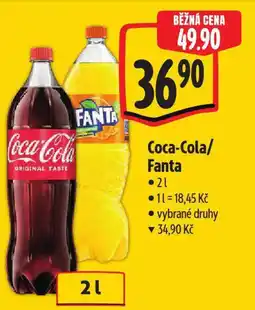 Albert Coca-Cola/ Fanta nabídka