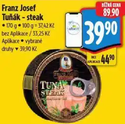 Albert Franz Josef Tuňák - steak nabídka
