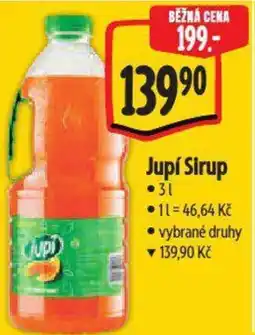 Albert Jupí Sirup nabídka