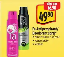 Albert Fa Antiperspirant/ Deodorant sprej nabídka