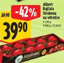 Albert Albert Rajčata Strabena na větvičce nabídka