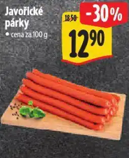 Albert Javořické párky nabídka
