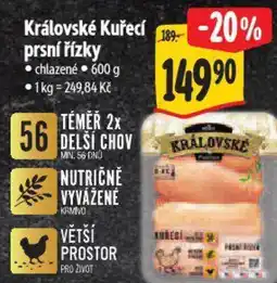 Albert Královské Kuřecí prsní řízky nabídka