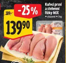 Albert Kuřecí prsní a stehenní řízky MIX nabídka