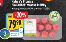 Albert Nature's Promise Bio Drůbeží masové kuličky nabídka