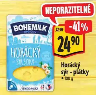 Albert Horácký sýr - plátky nabídka