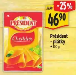 Albert Président - plátky nabídka
