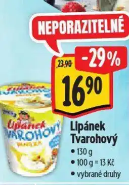 Albert Lipánek Tvarohový nabídka