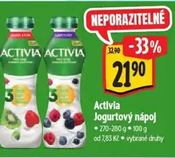 Albert Activia Jogurtový nápoj nabídka