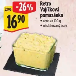 Albert Retro Vajíčková pomazánka nabídka