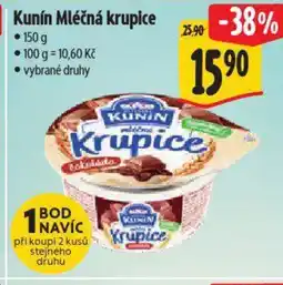 Albert Kunín Mléčná krupice nabídka