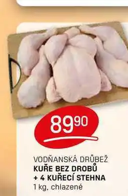 Flop KUŘE BEZ DROBŮ + 4 KUŘECÍ STEHNA 1 kg nabídka