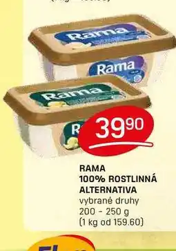 Flop RAMA 100% ROSTLINNÁ ALTERNATIVA vybrané druhy 200 - 250 g nabídka